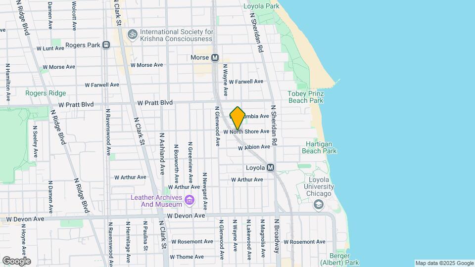 6622-6624 N Lakewood Ave Mapa y Detalles de la Ubicación