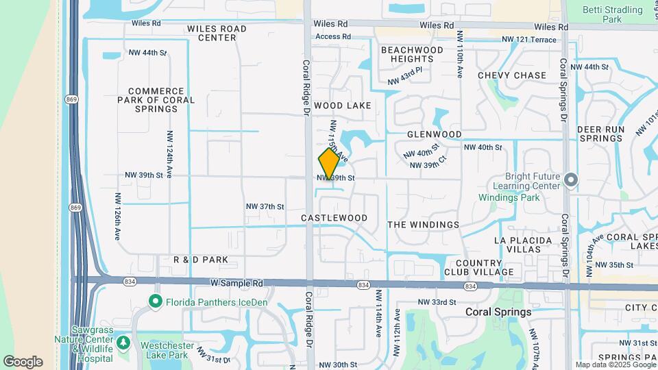 11610 NW 39th St Mapa y Detalles de la Ubicación