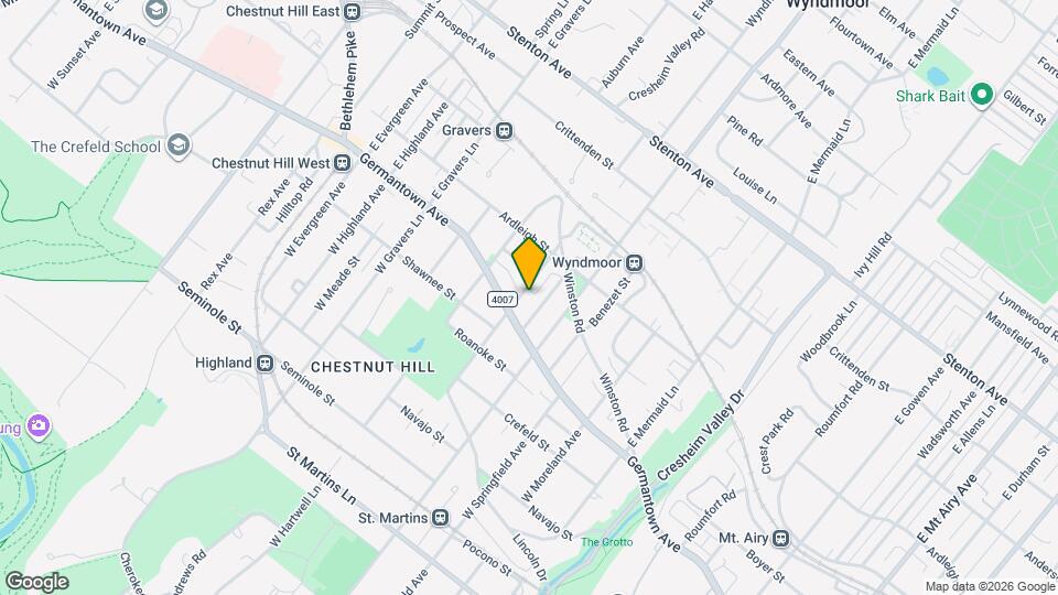 20 E Abington Ave Map and Location Details