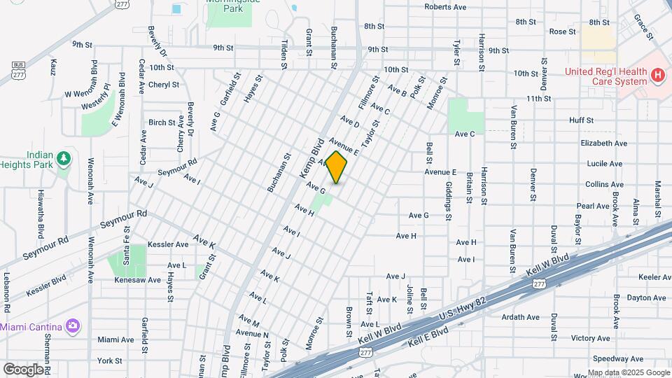 1610 Taylor St Map and Location Details