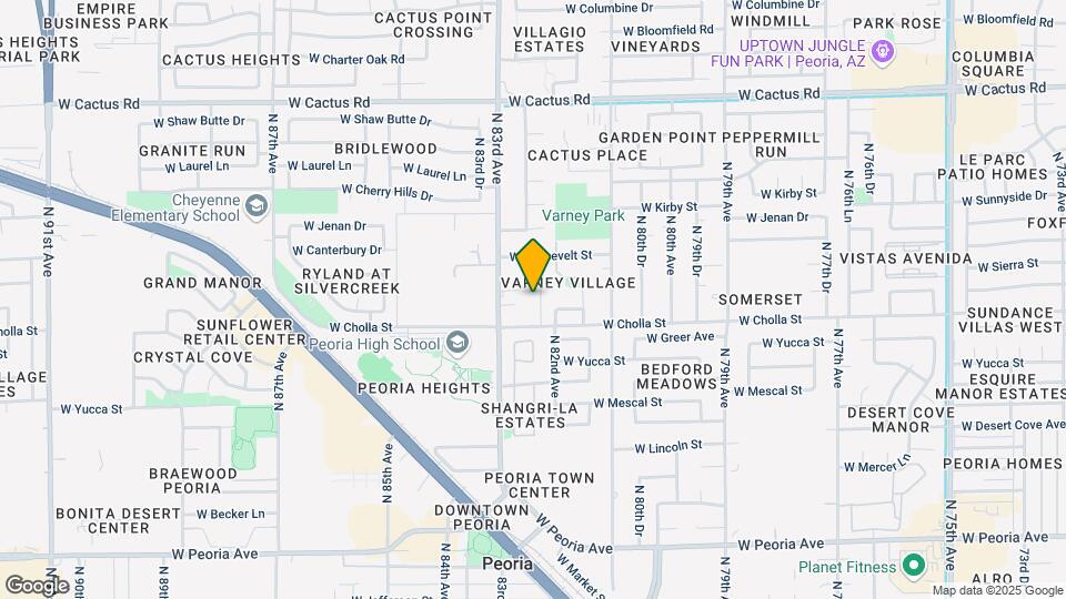 11424 N 82nd Dr Mapa y Detalles de la Ubicación