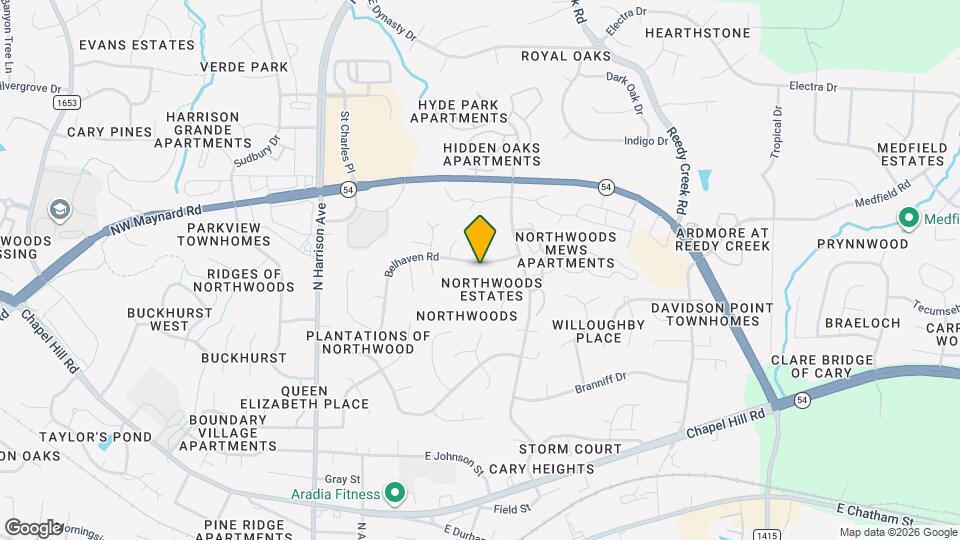 1202 Belhaven Rd Mapa y Detalles de la Ubicación