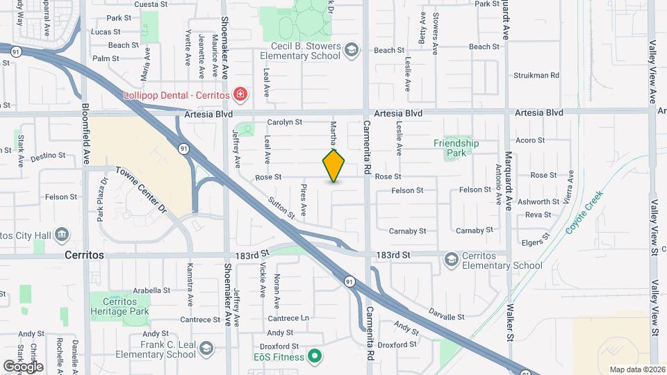 13303 Felson Pl Map and Location Details