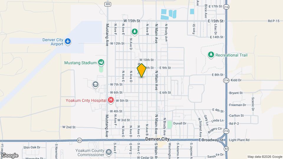 714 N Ave C Map and Location Details