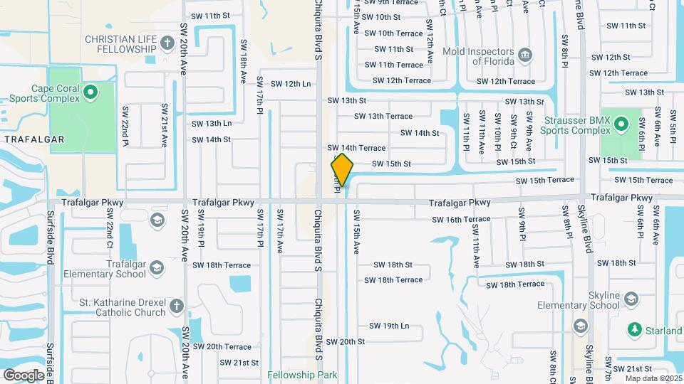 1529 SW 15th Pl Map and Location Details