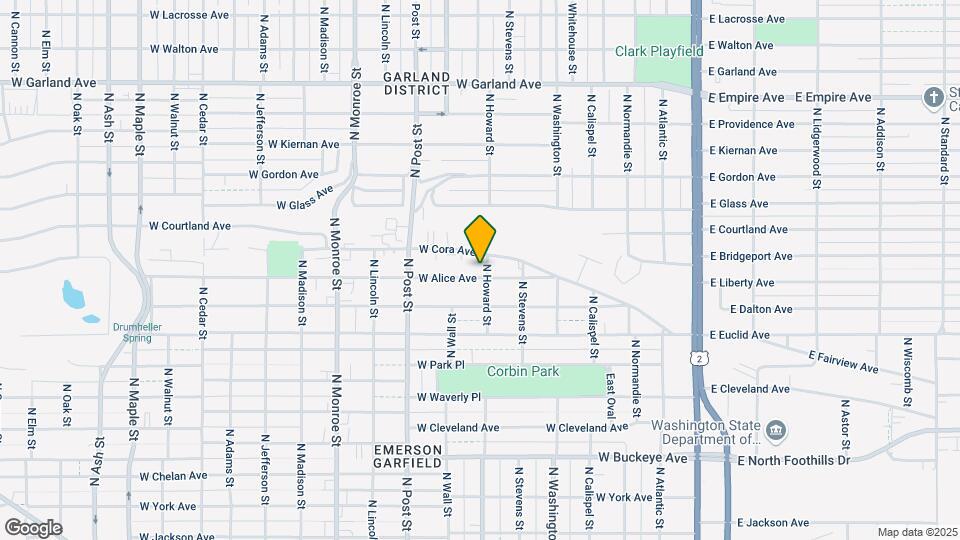 604 W Alice Ave Map and Location Details