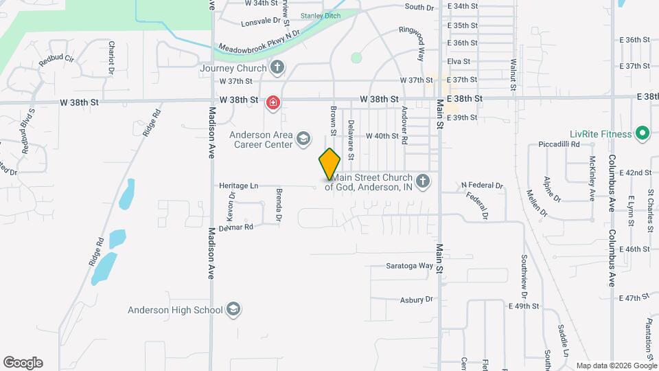 4221 Brown St Mapa y Detalles de la Ubicación