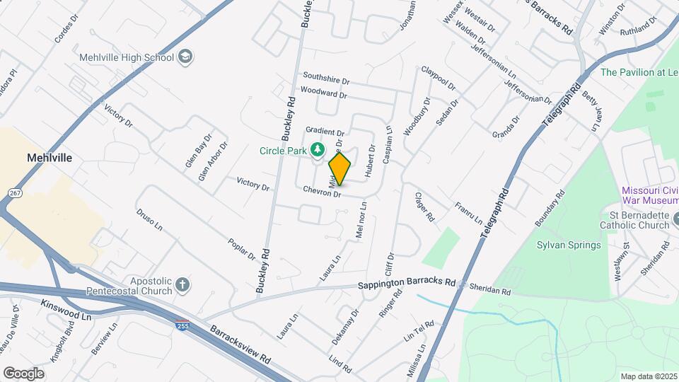 747 Chevron Dr Map and Location Details