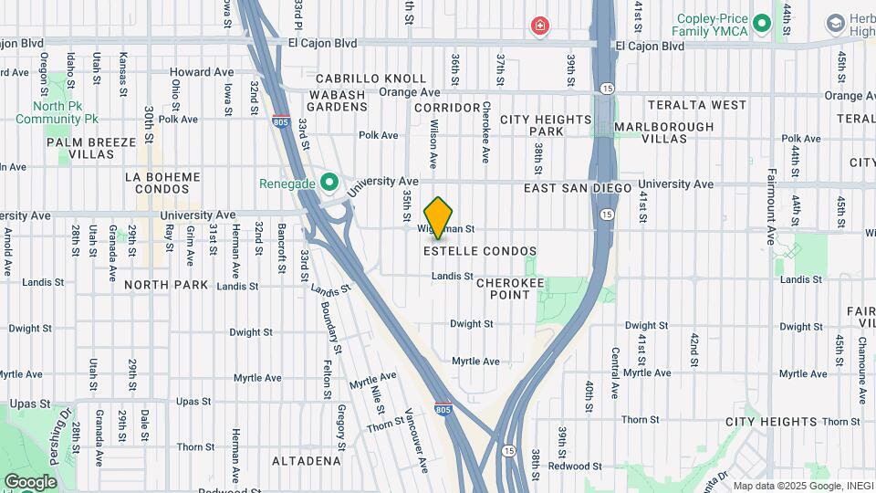 3757 Wilson Ave Mapa y Detalles de la Ubicación