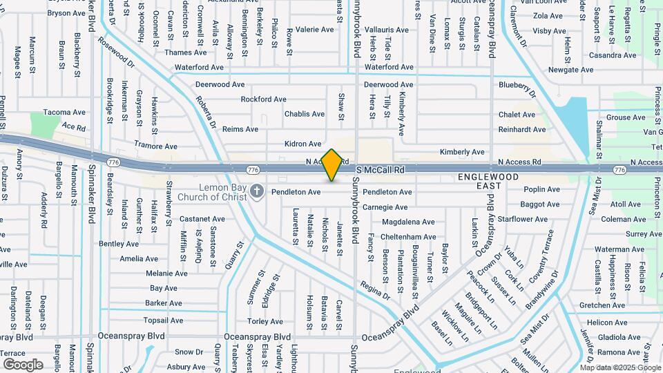 10484 Pendleton Ave Map and Location Details