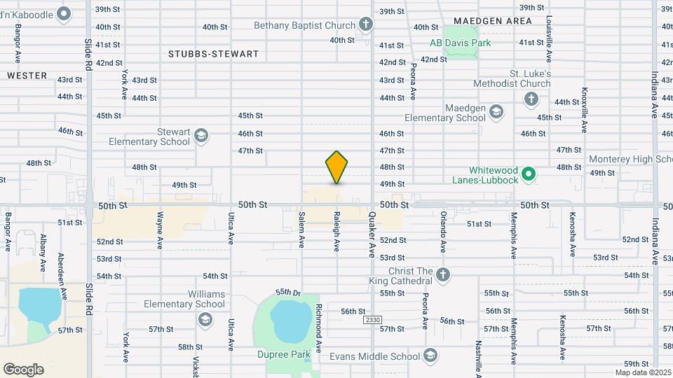 4421 49th St Map and Location Details