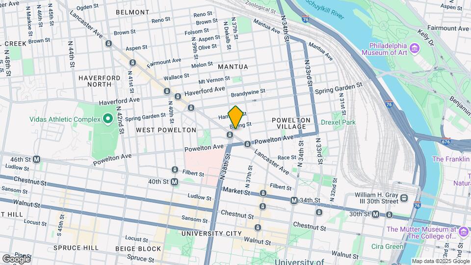 3741 Lancaster Ave Map and Location Details