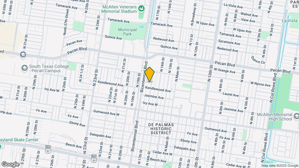 1109 N 17th St Mapa y Detalles de la Ubicación