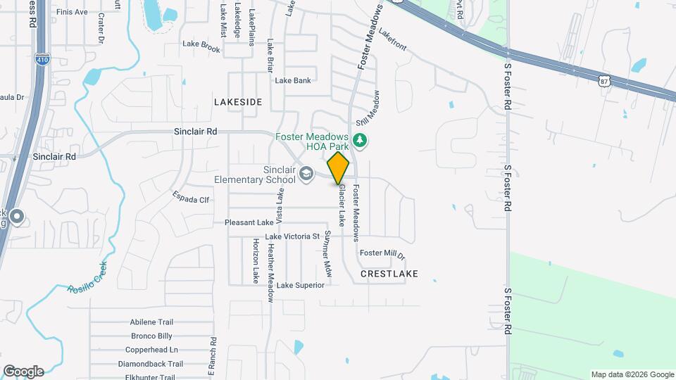 3315 Glacier Lake Mapa y Detalles de la Ubicación