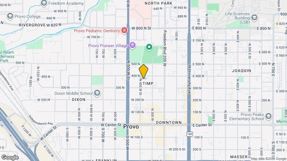 358 N 400 W St, Unit 358 n 400 w Mapa y Detalles de la Ubicación