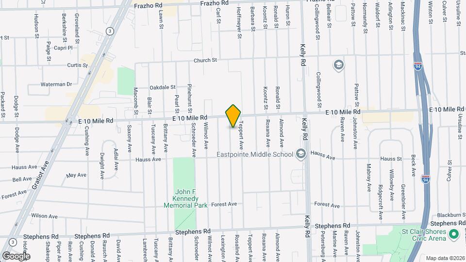 24914 Rosalind Ave Map and Location Details