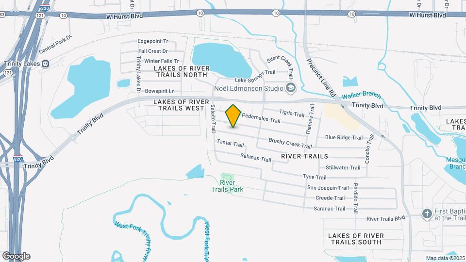 8533 Brushy Creek Trail Mapa y Detalles de la Ubicación