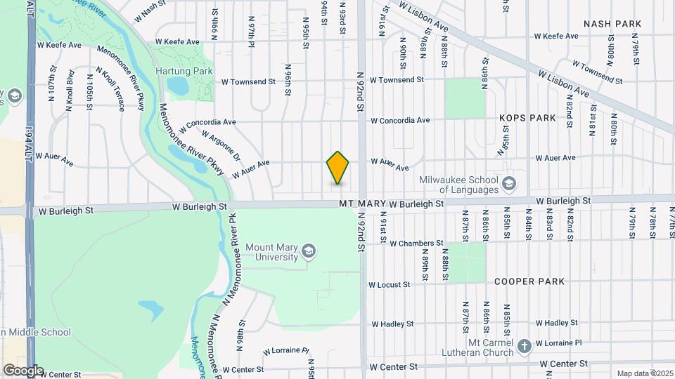3121 N 93rd St Map and Location Details