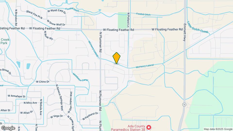 9376 W Dove Creek St Map and Location Details