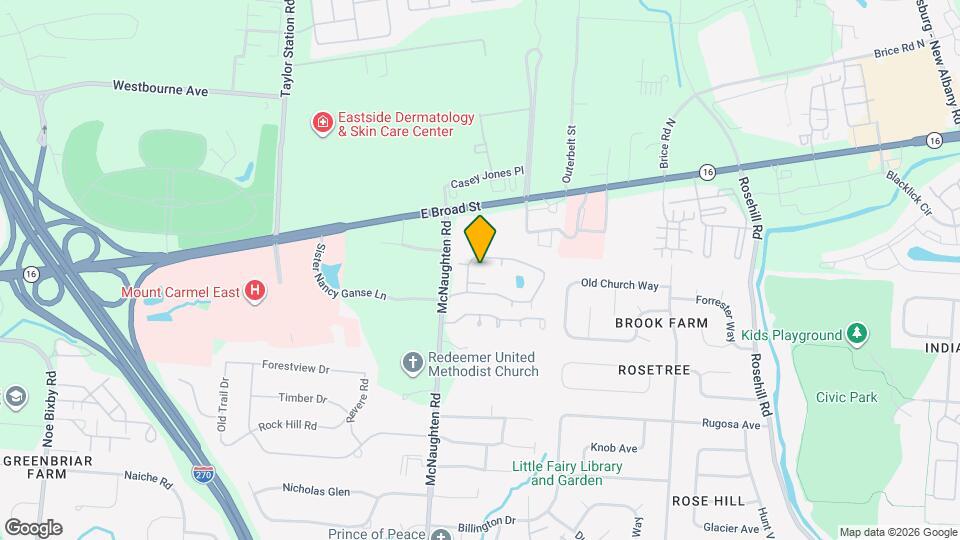 90 Stornoway Dr W Map and Location Details