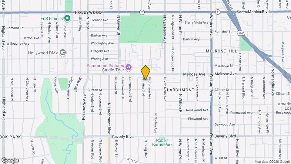 630 N Irving Blvd Map and Location Details