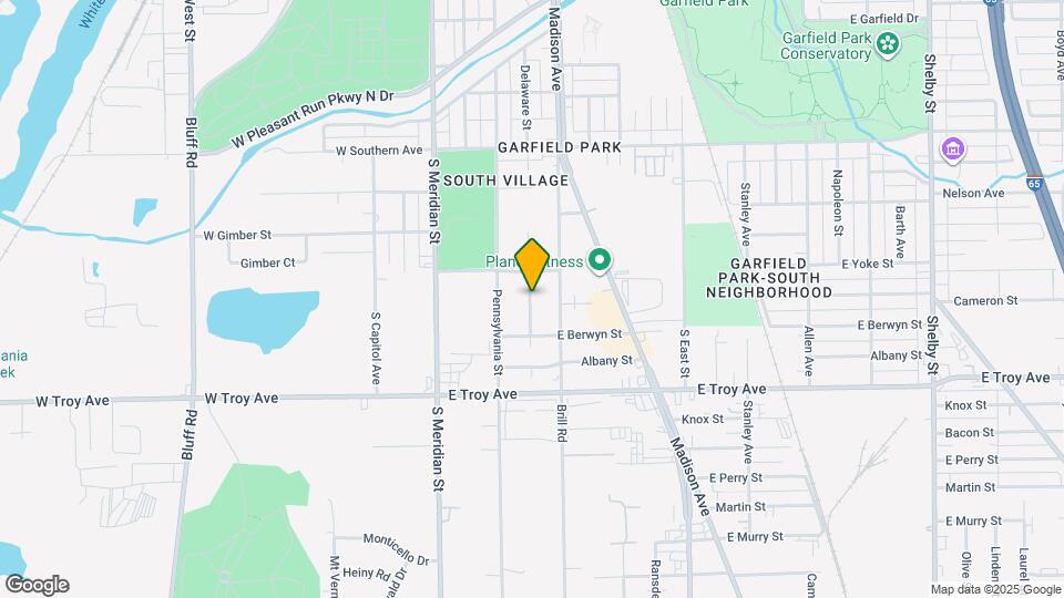 2821 S Delaware St Map and Location Details