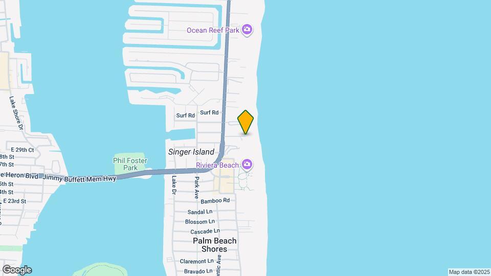 2800 N Ocean Dr, Unit B-9A Mapa y Detalles de la Ubicación
