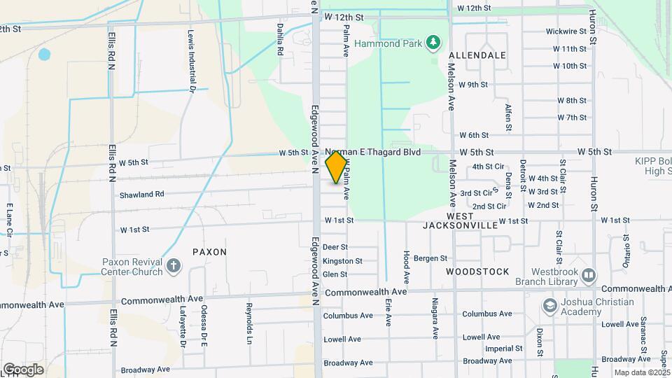 3519 Sunset St Map and Location Details