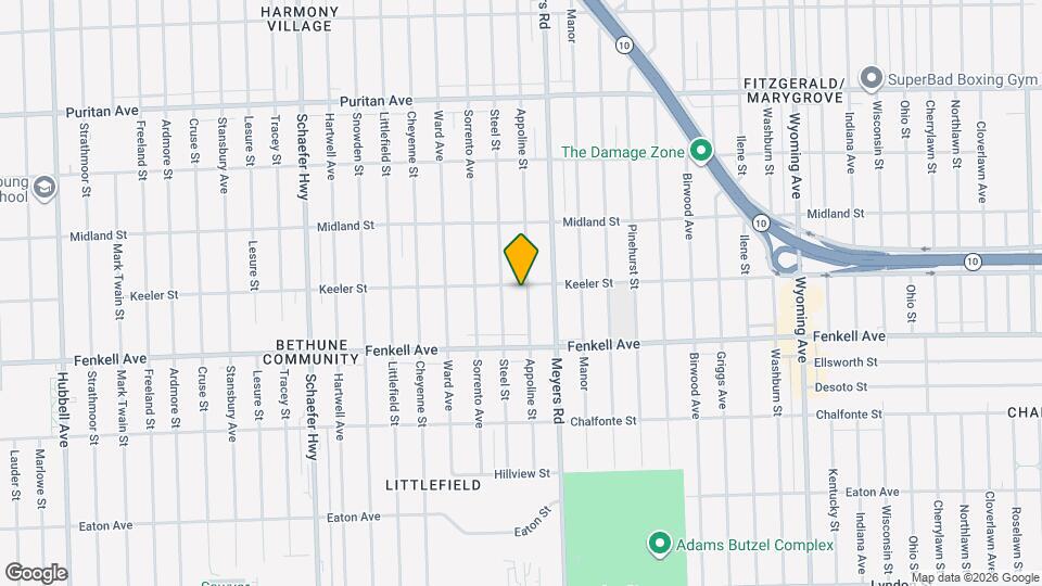 15383 Appoline St Map and Location Details