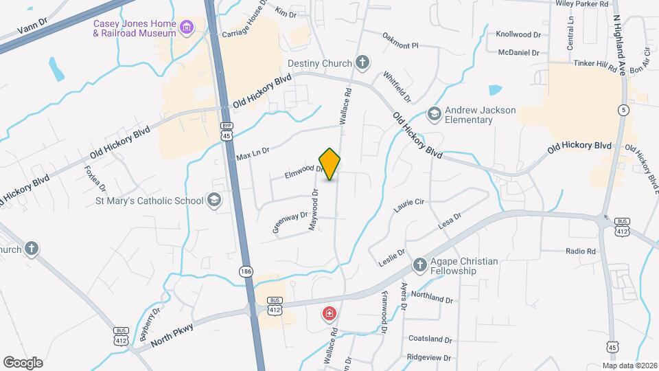 457 Wallace Rd Map and Location Details