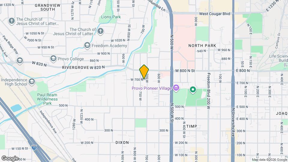 731 W 700 N Map and Location Details