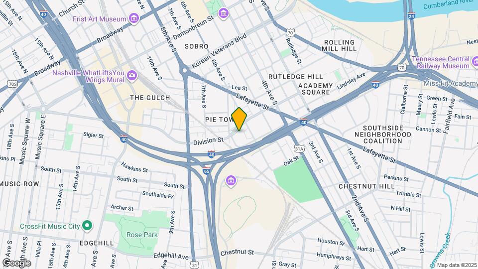 Modera SoBro Map and Location Details