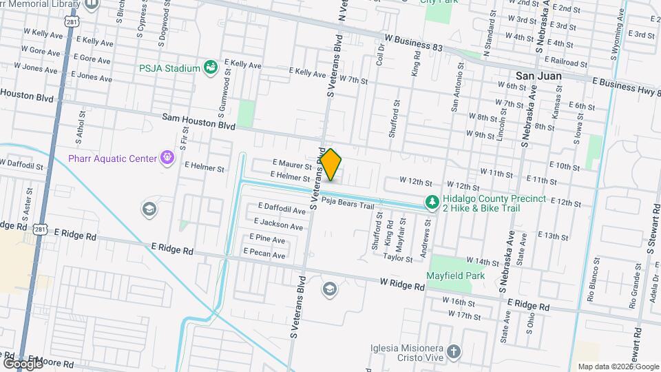 909 W 13th St, Unit 1 Map and Location Details