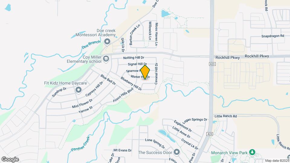 14209 Sugar Hill Dr Map and Location Details