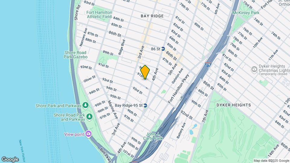 354 91st St Map and Location Details