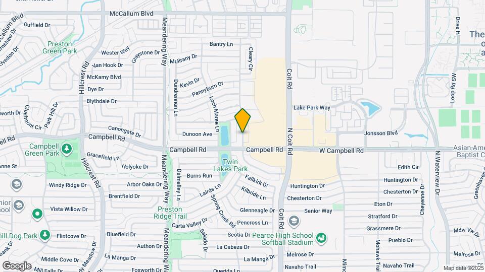 16412 Lauder Ln Map and Location Details