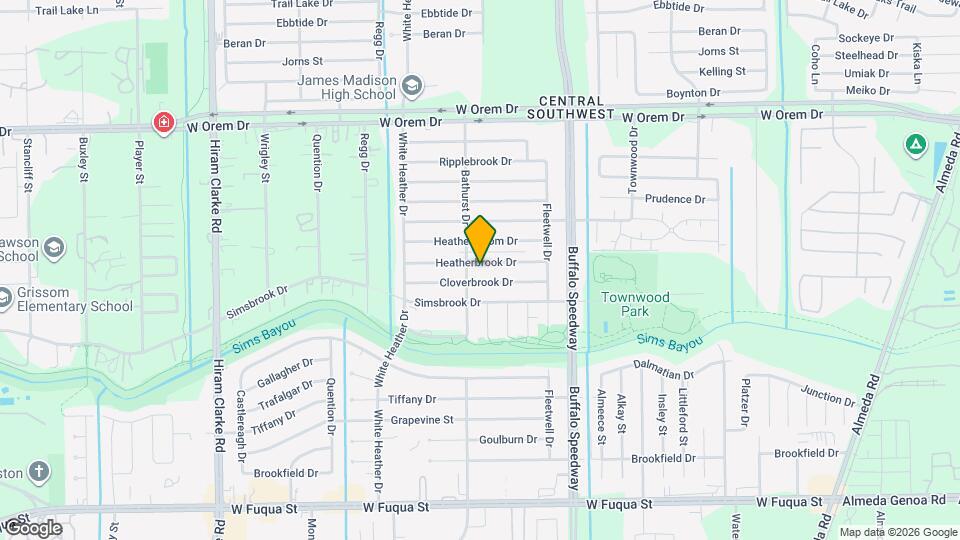 3823 Heatherbrook Dr Map and Location Details