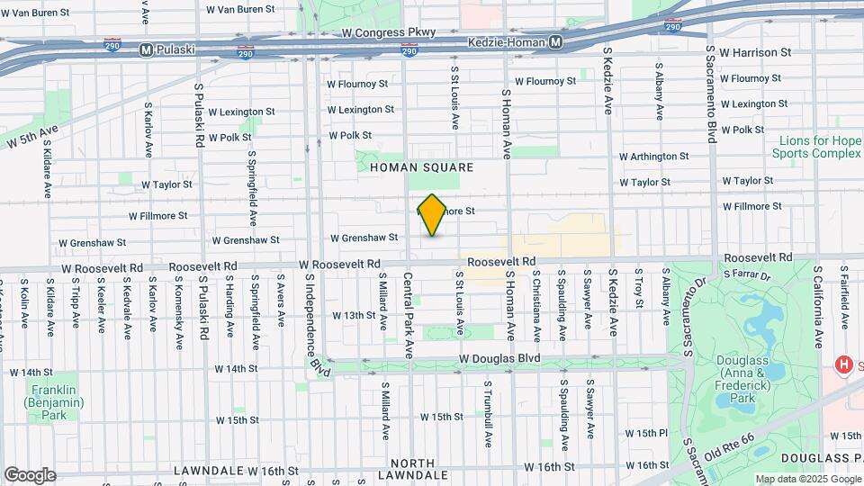 3533 W Grenshaw St Map and Location Details