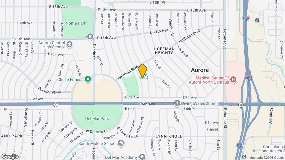 756 N Revere St Mapa y Detalles de la Ubicación