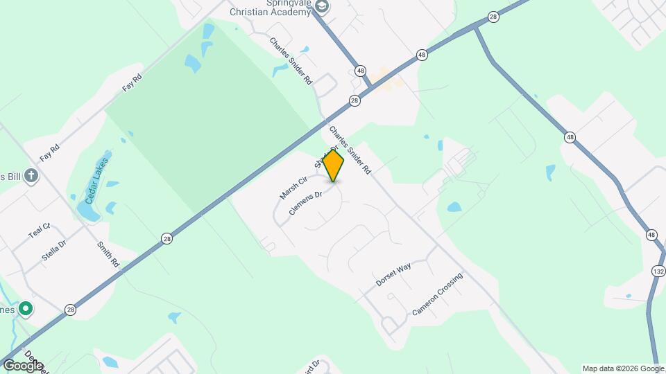 5709 Clemens Dr Map and Location Details