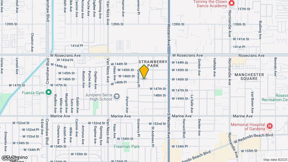 1934 W 146th St Mapa y Detalles de la Ubicación