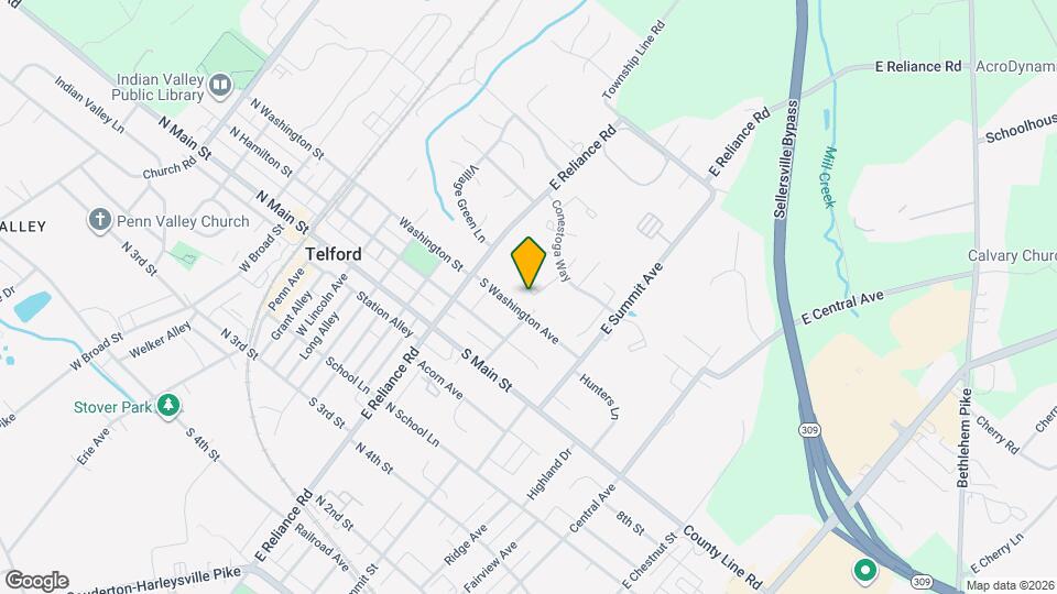 241 Washington Pl Map and Location Details