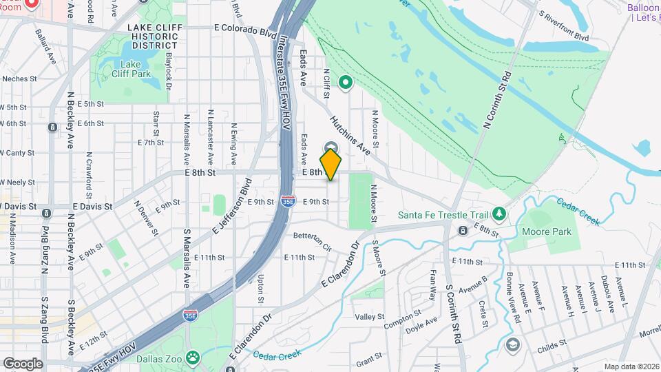 222 N Cliff St Map and Location Details