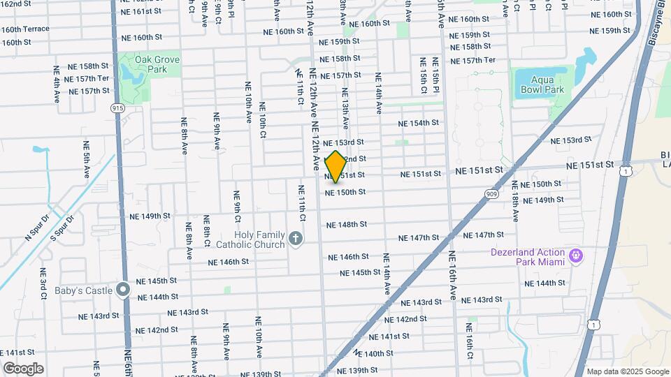 1251 NE 150th St Map and Location Details