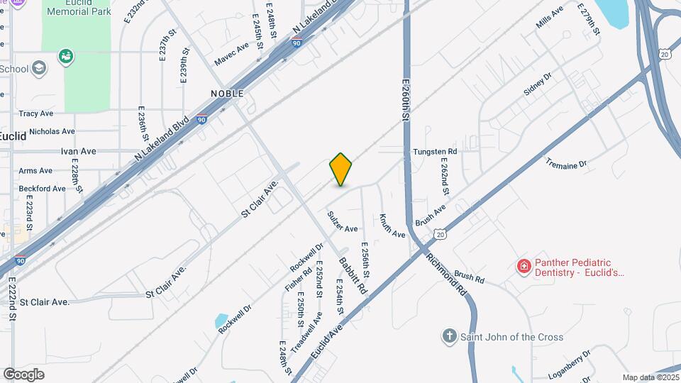 25551 Tungsten Rd Map and Location Details