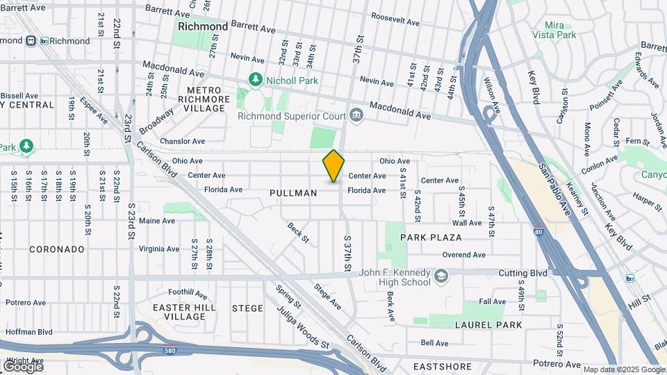 167 S 37th St Map and Location Details