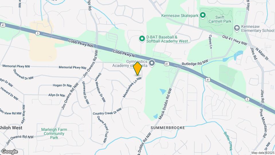 3230 Meadowlark Ln NW Map and Location Details