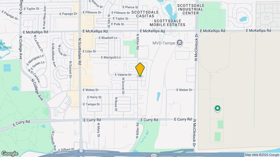 1424 N Dorsey Ln Map and Location Details