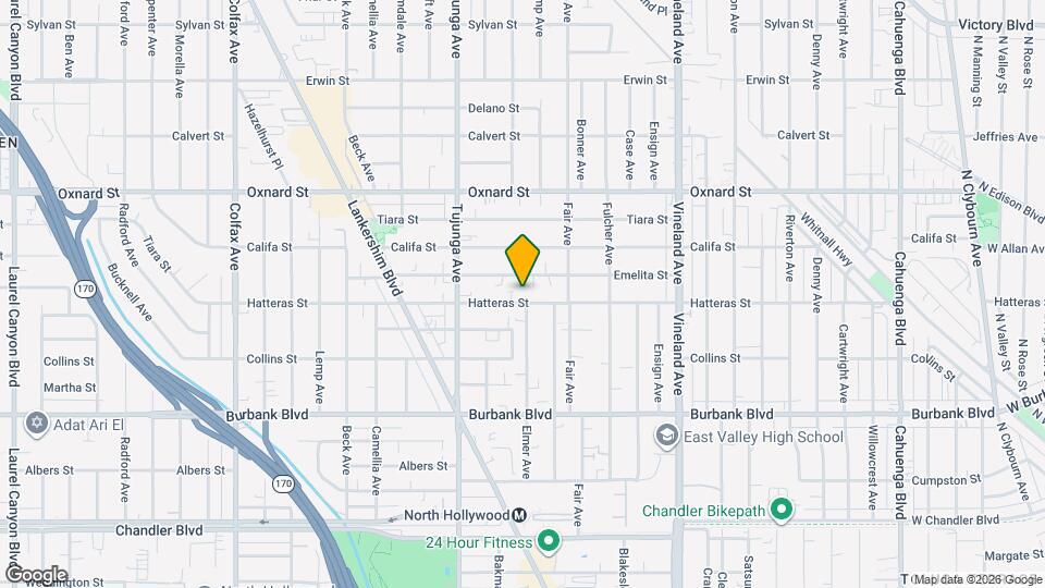 11255 Hatteras St Map and Location Details