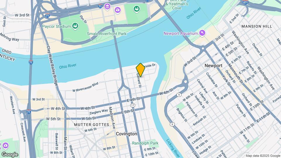206-208 Garrard St Mapa y Detalles de la Ubicación